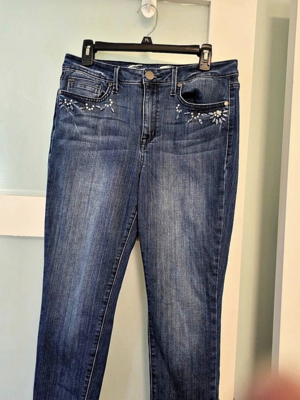 Seven7 Women's Blue Straight Leg Jeans Bundle Of 2 PAIRS Size 12